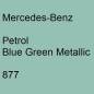 Preview: Mercedes-Benz, Petrol Blue Green Metallic, 877.